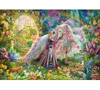 Schmidt Spiele 59718-Puzzle da 500 Pezzi con Unicorno, Viaggio da Sogno, 59718