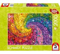 puzzle colori vivaci in fiore 2000 pezzi