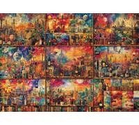 Schmidt Puzzle Momenti di relax: viaggi con i libri - 2000 pezzi