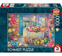 Schmidt - Puzzle Negozio di fiori colorati - 1000 Pezzi