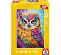 Puzzle Sova Colorata 1000 pezzi