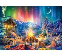 Puzzle Romantico Avvicinati al Fuoco e Alle Stelle 1000 Pezzi