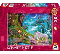 Schmidt - Puzzle Unicorno ed Elfo - 1000 Pezzi