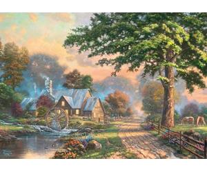 Schmidt Spiele 59797 al Vecchio ruscello, Puzzle in Legno da 1000 Pezzi