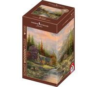 Schmidt - Puzzle Kinkade: Sierra Paradise - in legno - 1000 Pezzi