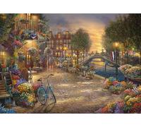 Schmidt - Puzzle Thomas Kinkade: Amsterdam - 1000 Pezzi
