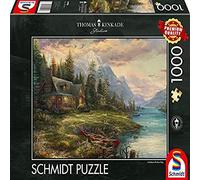 Schmidt - Puzzle Thomas Kinkade: Un'uscita per la festa del papà - 1000 Pezzi