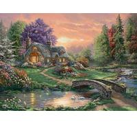 Schmidt - Puzzle Thomas Kinkade: Ritiro degli innamorati - 1000 Pezzi