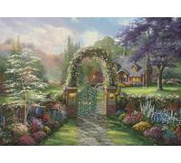 Schmidt - Puzzle Thomas Kinkade: Colibrì Cottage - 1000 Pezzi