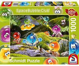 Schmidt Spiele 59942 Space Bubble Club, Arrival in the Moss Forest, 1000 piece jigsaw puzzle