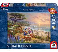 Schmidt - Puzzle Thomas Kinkade: Paperino e Daisy, A Duck Day Afternoon - 1000 Pezzi