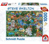 Schmidt Spiele 59965 Steve Skelton, time out from everyday life, 1000 piece jigsaw puzzle, Multicolore