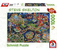 Schmidt Spiele 59968 Steve Skelton, Crazy World, 1000 piece jigsaw puzzle