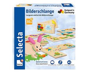 Schmidt Spiele 63024 Selecta, serpente per foto, gioco in legno, 20 pezzi