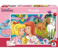 Schmidt Spiele Bibi & Tina - Puzzle 100 Pezzi + Bracciale Slap - 1 pz.
