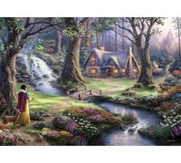 Schmidt - Puzzle Thomas Kinkade: Biancaneve - 1000 Pezzi