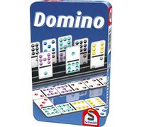Schmidt Spiele Classico gioco Domino in metallo per 1-4 giocatori dai 6 anni in
