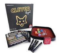 Schmidt Spiele - Clever! Royal Deluxe Edition - Gioco di rotolamento e scrittura di dadi, strategia, gioco veloce, gioco da tavolo, versione inglese, 88541