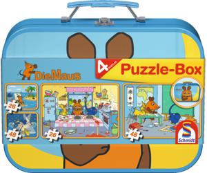 Schmidt Spiele Die Mouse - Puzzle in Scatola di Metallo, 48 Pezzi - 1 pz.
