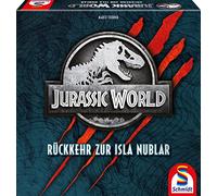 Schmidt Spiele- Dinosauro, 49389 Jurassic World, Ritorno a Isla Nubar, Deckbuilding e Gioco da Tavolo, Multicolore