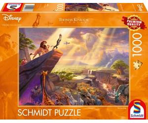 Schmidt Spiele Il Re Leone - Thomas Kinkade, 1000 Pezzi - 1 pz.