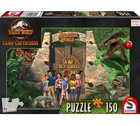 Schmidt Spiele- Jurassic World-Puzzle da 150 Pezzi per Bambini New Adventurer, Multicolore, 56437
