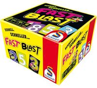 Schmidt Spiele Mau 78810 Fast Blast-Gioco di Carte di Famiglia, Multicolore