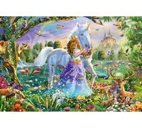 Puzzle Principessa con Unicorno 150 Pezzi