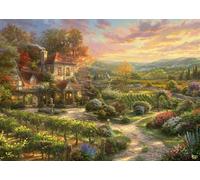 Schmidt - Puzzle Thomas Kinkade: nei vigneti - 2000 Pezzi