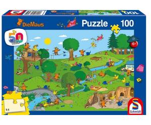 Schmidt Spiele Puzzle - Die Maus - Al Parco Giochi, 100 Pezzi - 1 pz.