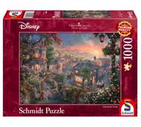 Schmidt - Puzzle Thomas Kinkade: Lilli e il vagabondo - 1000 Pezzi