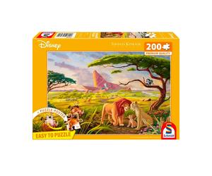 Schmidt Spiele Puzzle "thomas Kinkade: Ricorda Chi Sei Il Re Leone Disney 200 Pezzi