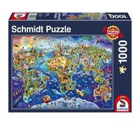 SCHMIDT SPIELE - Scopri Il Nostro Puzzle Del Mondo, 1000 Pezzi