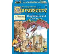 Schmidt Spiele - Set da Gioco Carcassonne, la castellana e Il Drago, Terzo ampliamento [Importato dalla Germania]