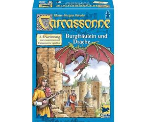 Schmidt Spiele - Set da Gioco Carcassonne, la castellana e Il Drago, Terzo ampliamento [Importato dalla Germania]