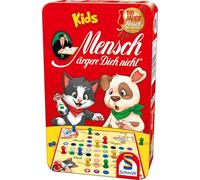 Schmidt Spiele SSP51273 Mensch Ärger Dich Nicht Kids Metal Dose Gioco da Tavolo