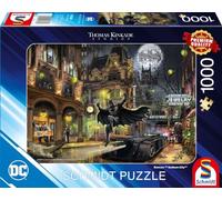 Schmidt Spiele Thomas Kinkade 57588-Puzzle da 1000 pezzi, motivo: Batman, Gotham City, floreale, Multicolore, normale, CSG57588