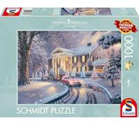 Schmidt Spiele Thomas Kinkade 58781-Puzzle da 1000 pezzi, motivo: Graceland Christmas