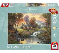 Schmidt - Puzzle Thomas Kinkade: Cottage vicino al ruscello - 1000 Pezzi