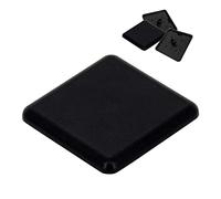 SCHMIDT systemprofile 50 tappi di copertura 40 x 40 mm, profilo in alluminio, tappo di copertura in plastica, colore nero