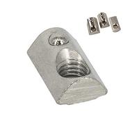 SCHMIDT systemprofile 50 tasselli per scanalature M8, scanalatura a 8, dado scorrevole, sfera a molla orientabile, materiale di fissaggio, accessori per profili in alluminio