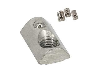 SCHMIDT systemprofile 50 tasselli per scanalature M8, scanalatura a 8, dado scorrevole, sfera a molla orientabile, materiale di fissaggio, accessori per profili in alluminio