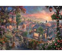 Schmidt - Puzzle Thomas Kinkade: Lilli e il vagabondo - 1000 Pezzi