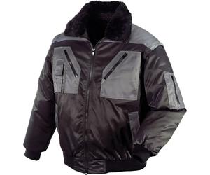 SCHMIDT'S Eigenmarke Giacca da pilota OSLO nero / antracite