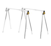 Set 2 Cavalletti pieghevoli in metallo Stanley 85,5x73,6x42,4 cm da Lavoro