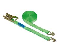 SCHMIDT'S Onlineshop Cinghia di ancoraggio a cricchetto con gancio ad artiglio verde / 2 pezzi