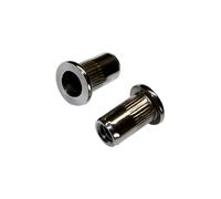 SCHMIDT'S Onlineshop Dado per rivetto cieco a testa piatta zigrinato in acciaio inox