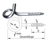 SCHMIDT'S Onlineshop Gancio da soffitto n. 18 fortemente avvolto