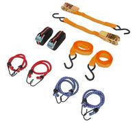 SCHMIDT'S Onlineshop Set di cinghie di ancoraggio ed espansori da 8 pezzi