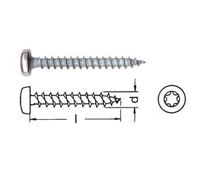 SCHMIDT'S Onlineshop Vite per truciolare testa cilindrica con testa Torx zincata